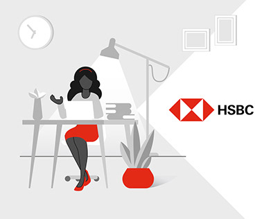 HSBC Illustration & Layout