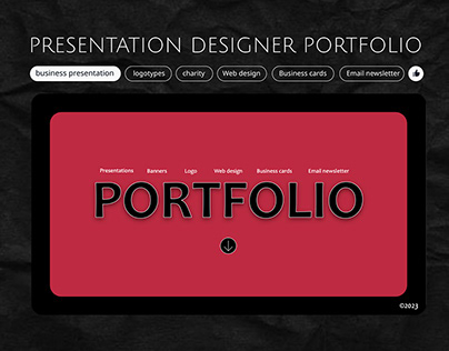 Portfolio presentation | портфолио дизайнер презентаций