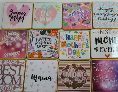 Coasters for mother's Day