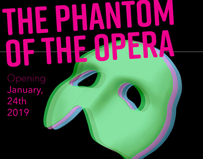 A poster for The Phantom of the Opera