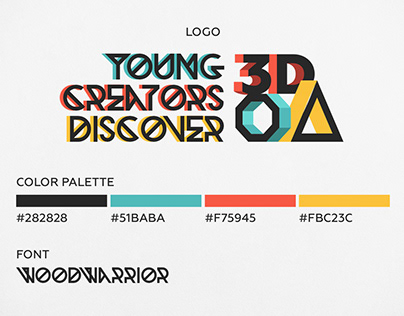 Young Creators Discover 3D Project Logo