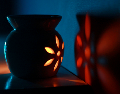 An aroma diffuser in colour