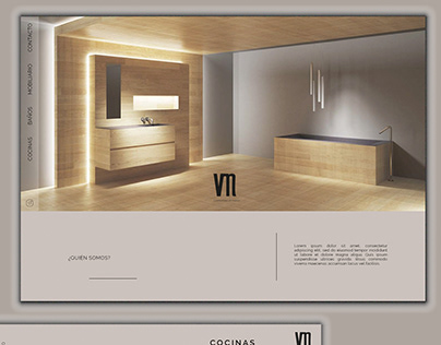 Diseño web catálogo para VM
