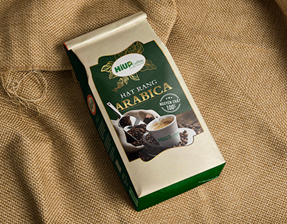 Hiup Sticker Coffee Packaging Bag Design