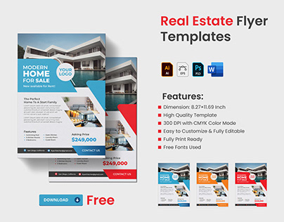 Get Easy-to-Use Flyer Template for Real Estate Business