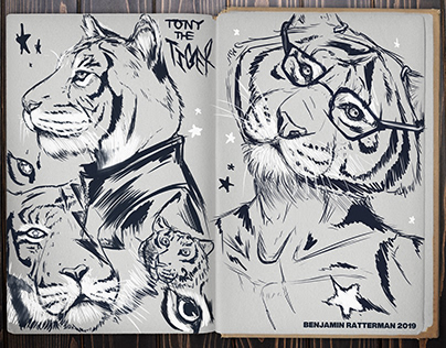 Digital Sketchbook - Tony The Tiger - 11/22/2019