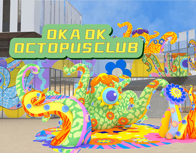 OKAOK OCTOPUS CLUB INFLABABLE