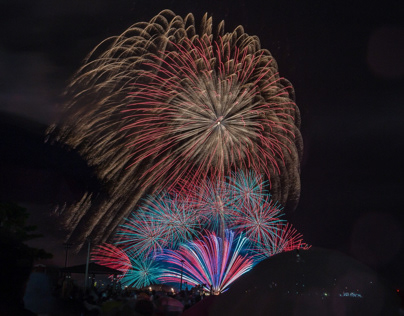 19th kagoshima kinkobay large fireworks Competition