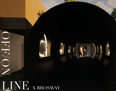 OFF/ON LINE x brosway Event scenography