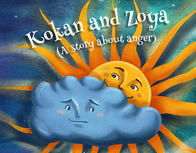Kokan and Zoya book illustration and design
