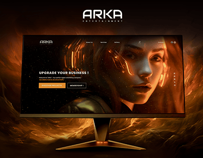 Project thumbnail - ARKA - Website (HomePage)