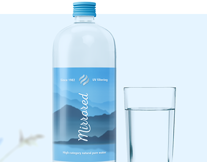 Mirrored. Water brand