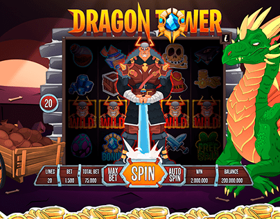 Dragon Tower slotmachine game template