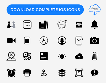 Complete Native iOS10-iOS13 Icons for FREE Download