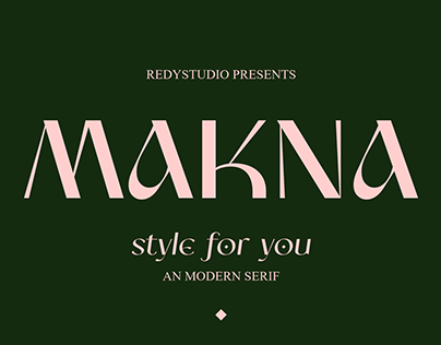 Makna - A Stylish Modern Serif