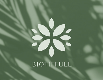 Biotifull logo natural cosmetics - brand identity