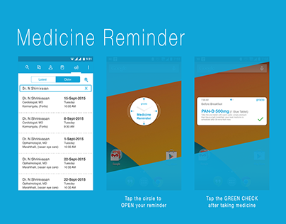 Medicine prescription and reminder app