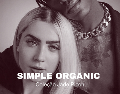 Campanha Simple organic e Jade Picon