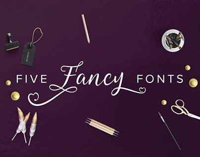 Five Fancy Fonts to Enhance Your Designs