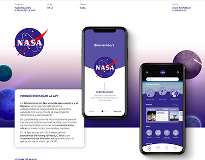 NASA APP - UX UI Rediseño