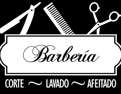 Logo de Barbería