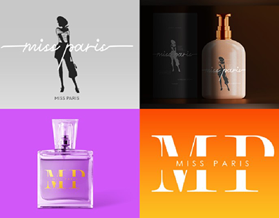Miss Paris Perfume Logo Design