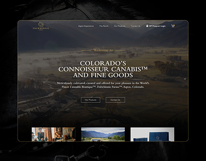 Colorado's Connoisseur Canabis™ New Website Concept