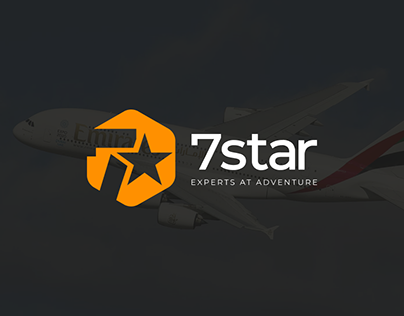 7 star — Logo design concept