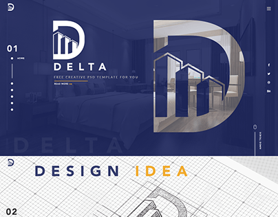 Logo Design - Al Delta Residence