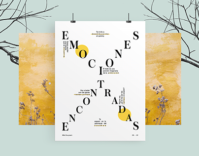 Emociones Encontradas | Posters Tipográficos Poéticos
