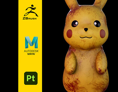 Pikachu-3D sculpt