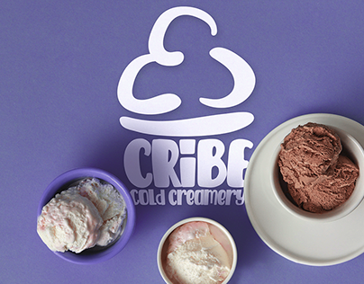 Cribe Cold Creamery Logo and Packaging