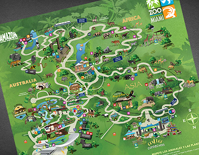 Zoo Miami Guide Map