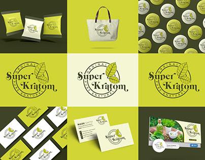 Super Kratom Logo Design
