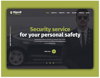 Rigardi - Security Services website