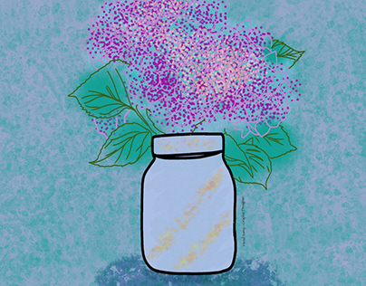 Vase Digital Art