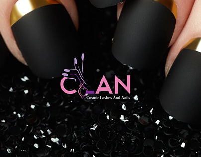 CLAN - Cosmic Lashes & Nails Brand Identity Design
