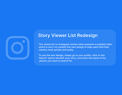Story Viewer List Redesign