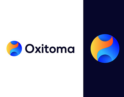 Oxitoma Logo Design-letter O+whale Logo Design