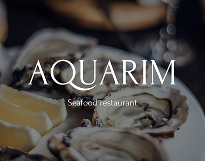 Aquarim. Seafood restaurant website. Сайт ресторана