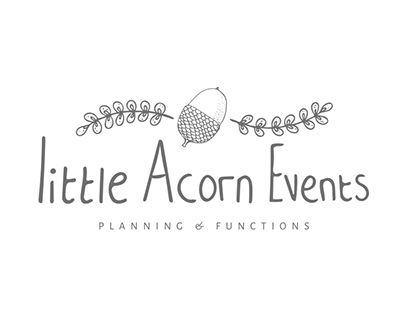 Little Acorn Events Branding