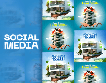 Real Estate Social Media Post Design | Creative Ads