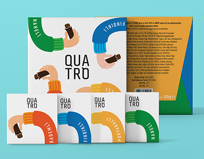 Quatro Chocolate Packaging Design