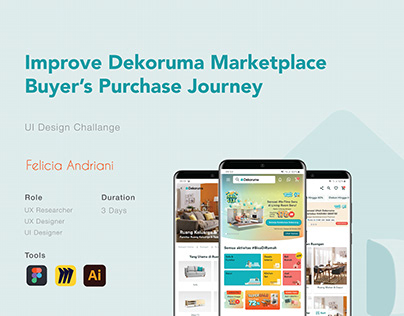 Dekoruma Marketplace Apps UI Design Challange