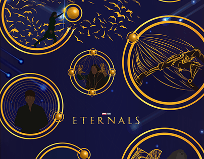 Eternals Tribute Art piece. Hand Drawn + illustrated