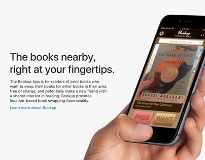 Bookup App iOS UI Redesign