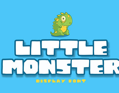 Little Monster Display Font