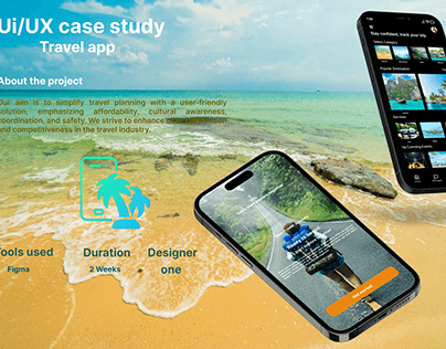 Travel app ui/ux case study