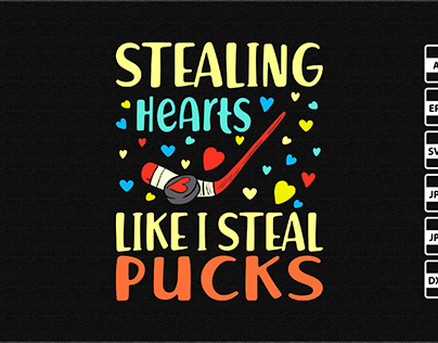 Stealing hearts like I steal pucks valentine's day