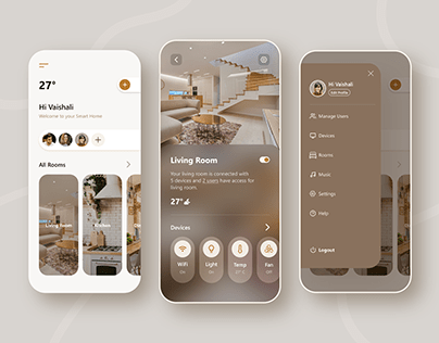 Bliss - Smart Home App Design